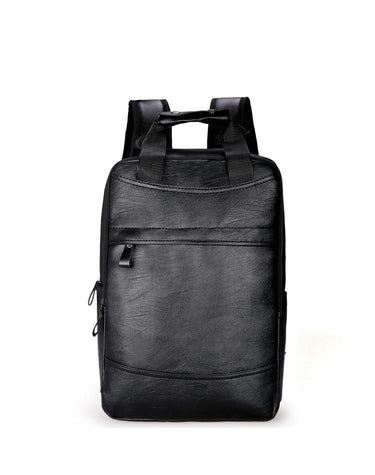 Mochilas de cuero para hombre en chile negro